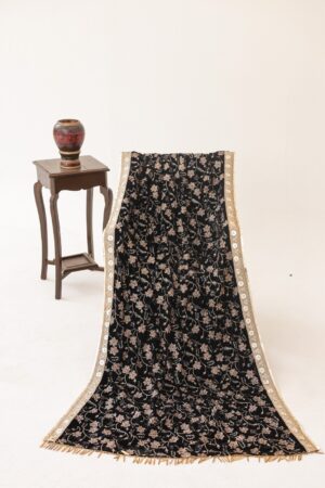 Black Velvet Shawl SH-20