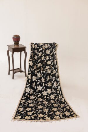 Black Velvet Shawl SH-23