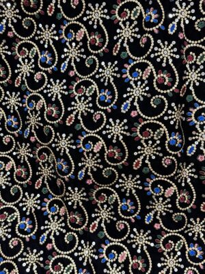 Black Velvet Shawl SH-26